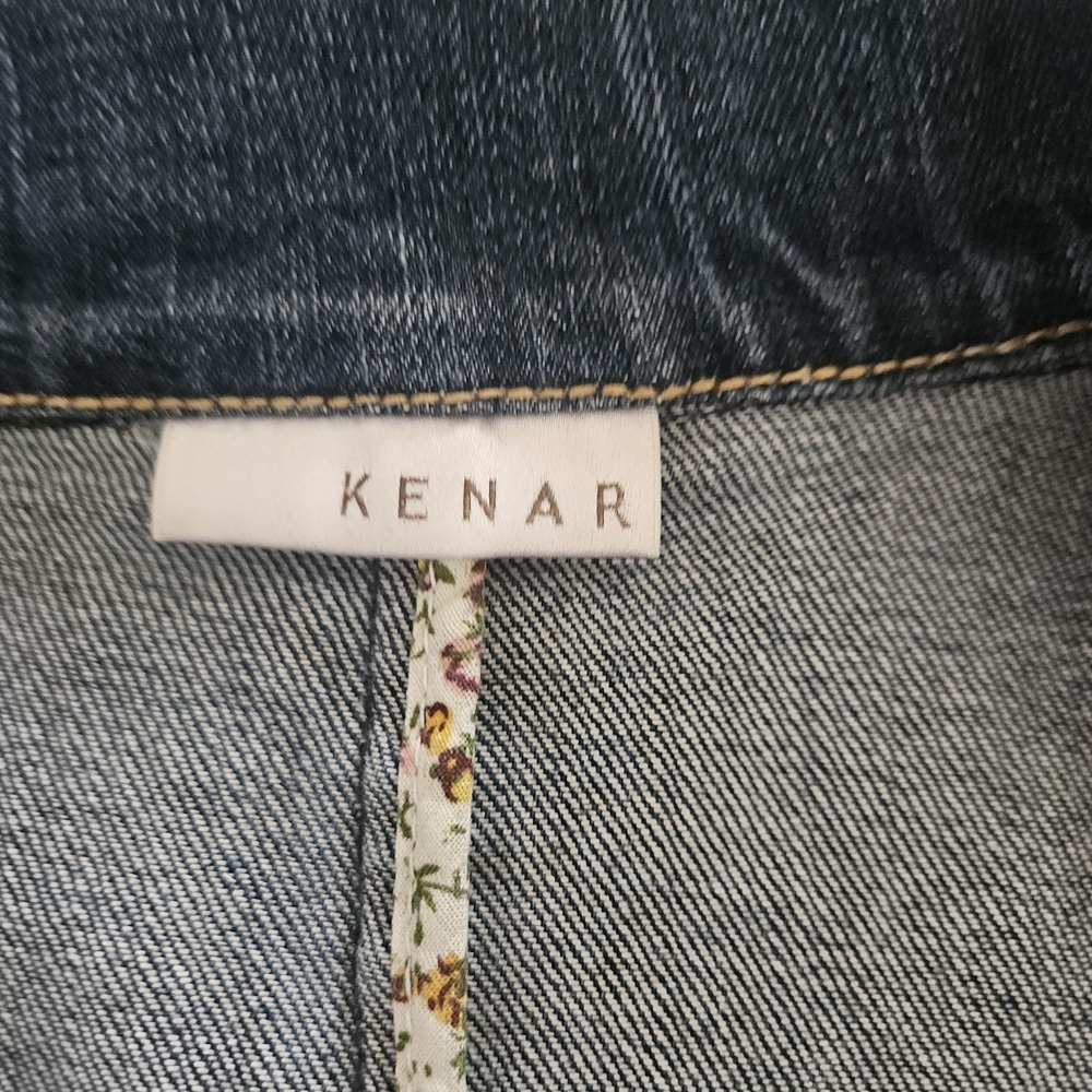 Kenar Distressed Blue Denim Jacket - Picture 2 of 3